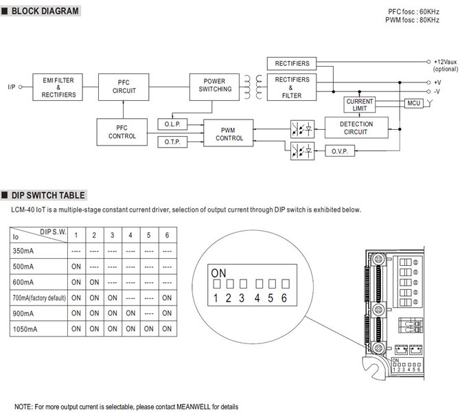 Meanwell LCM-40 Price and specs Wireless Lighting Constant Current LED Driver LCM-40 BLE LCM-40 TY1 LCM-40 SVA 40W YCICT