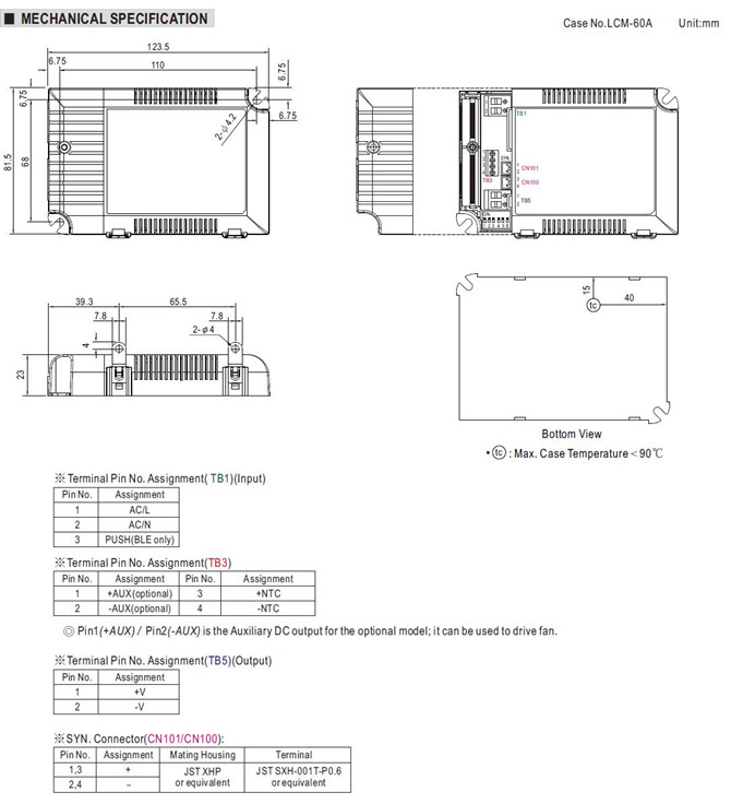 Meanwell LCM-40 Price and datasheet Wireless Lighting Constant Current LED Driver LCM-40 BLE LCM-40 TY1 LCM-40 SVA YCICT