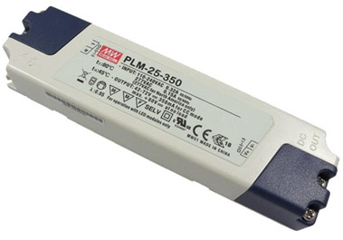 Meanwell PLM-25-350 price and datasheet 25W AC/DC LED Driver PLM-25-350 PLM-25-500 PLM-25-700 PLM-25-1050 with PFC YCICT