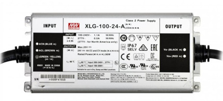 Meanwell XLG-100-24 price and specs AC/DC Constant Power Mode 100W AC/DC LED Driver XLG-100-12/24 XLG-100-L/H ycict