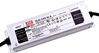 Meanwell XLG-240-h price and specs Constant Power Mode AC/DC LED Driver XLG-240-L XLG-240-M XLG-240-H IP67 200W YCICT