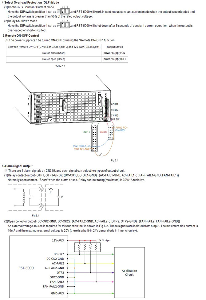 Meanwell RST-5000-36 Mechanical Diagram Meanwell RST-5000-36 price and specs ac dc enclosed type 5000w