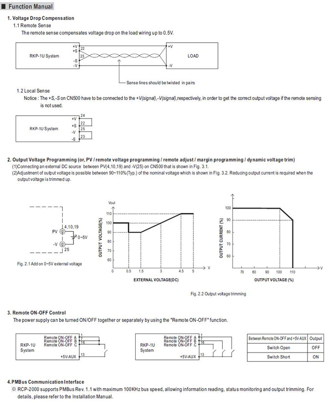 Meanwell RKP-6K1U-48 Mechanical Diagram Meanwell RKP-6K1U-48 price and specs rpk-6k1u ycict
