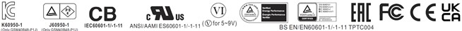 Meanwell GSM40B05 Price and Specs 40W AC-DC Medical Adaptor GSM40B05 07 09 12 15 18 24 48 2 pole AC Inlet 5v 5a YCICT