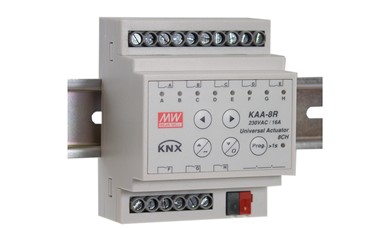 Meanwell KAA-8R-16S Price and Specs KNX Universal Actuator KAA-8R-16S KAA-8R-10S 21-31V 8 channel YCICT