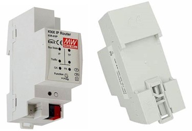 Meanwell KSR price and specs KNX IP Router KNX IP/TP routing and 4 KNX IP/TP tunnelings Telegram filtering YCICT