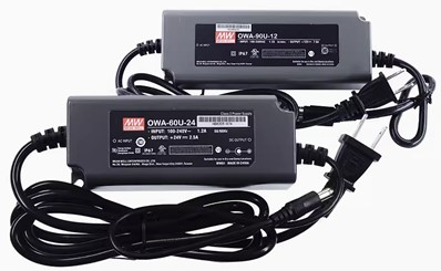 Meanwell OWA-90U price and specs 90W Single Output Moistureproof Adaptor OWA-90U-12 15 20 24 30 36 42 48 54 YCICT