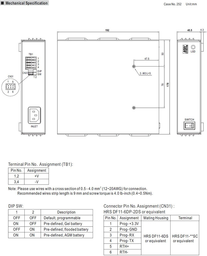 Meanwell ENC-360-48 Price and Specs 360W Programmable Desktop Type Battery Charger External Battery Charger AC/DC YCICT