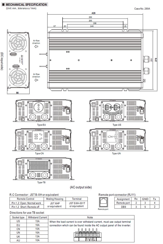 NTS-3200 Meanwell Power Supply 3200W True Sine Wave DC-AC Inverter NTS-3200-112 NTS-3200-124 NTS-3200-148 NTS-2200 YCICT