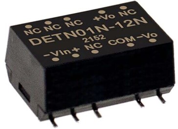 DETN01N-N Meanwell Power Supply 1W DC-DC Unregulated Converter DETN01N-05N DETN01N-12N DETN01N-15N low cost YCICT