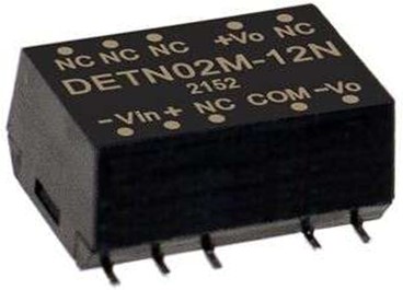 DETN02N-N Meanwell Power Supply 2W SMD Package DC-DC Unregulated Converter DETN02N-05N DETN02N-12N DETN02N-15N YCICT