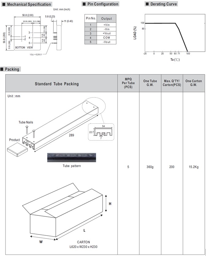 DKE15-24 Meanwell Power Supply 15W DC-DC Regulated Dual Output Converter DKE15A-24 DKE15B-24 DKE15C-24 DKE15 YCICT
