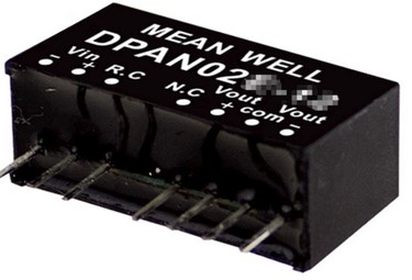 DPAN02E-05 Meanwell 2W DC-DC Converter SIP8 package DPAN02E DPAN02E-12 DPAN02E-15 2:1 wide input range SPAN02 YCICT