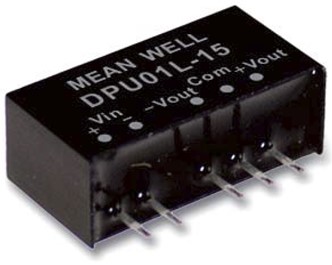 DPU01L Meanwell Power Supply 1W DC-DC Unregulated Converter DPU01L-05 DPU01L-12 DPU01L-15 Dual Output SPU01 DPU01 YCICT