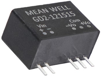 GD2-24 Meanwell Power Supply 2W IGBT Sic Gate Driver Power DC-DC Converter short circuit SIP7 Package Low cost YCICT