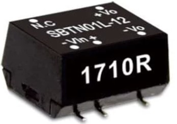 Meanwell SBTN01N-12 price and datasheet 1W SMD package DC-DC Converter SBTN01N SBTN01N-05 SBTN01N-09 SBTN01N-15 YCICT
