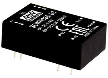 SCWN06A Meanwell Power Supply 6W DIP Regulated DC-DC Converter SCWN06A-03 SCWN06A-05 SCWN06A-12 SCWN06A-15 YCICT