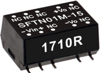 SFTN01L-15 Meanwell power supply 1W SMD DC-DC Converter SFTN01L SFTN01L-05 SFTN01L-09 SFTN01L-12 short circuit YCICT