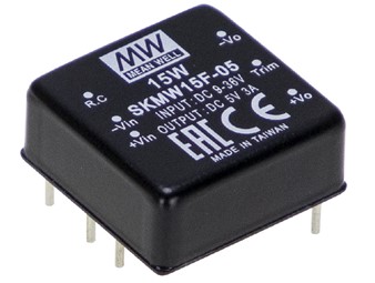 SKMW15G Meanwell Power Supply 15W DC-DC Regulated Converter SKMW15G-03 SKMW15G-05 SKMW15G-12 SKMW15G-15 DKMW15G YCICT