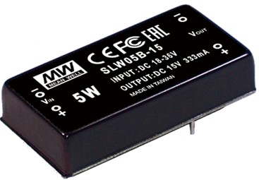 SLW05B-15 Meanwell Power Supply 5W DIP Package DC-DC Single Output Converter SLW05-15 SLW05A-15 SLW05C-15 SLW05 YCICT