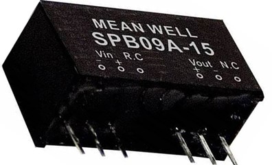 SPB09A-05 Meanwell Power Supply 9W DC-DC Converter SIP SPB09A SPB09A-03 SPB09A-12 SPB09A-15 SPB09A-24 DPB09 YCICT