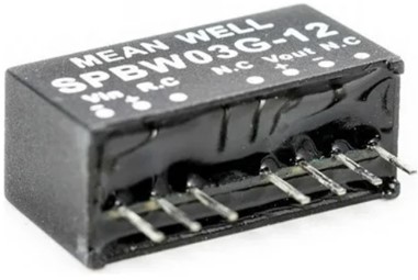 SPBW03F-03 Meanwell power supply 3W DC-DC Converter SPBW03F SPBW03F-05 SPBW03F-12 SPBW03F-15 low cost YCICT