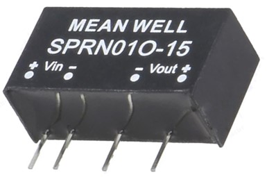 SPRN01O-15 Meanwell Power Supply 1W DC-DC Converter SPRN01O SPRN01O-05 SPRN01O-12 Single Output low cost DPRN01 YCICT