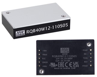 RQB40W12 Meanwell Power Supply 40W Quarter Brick 14-16Vdc input Converter 110S05 110S12 110S24 110S48 110S54 YCICT