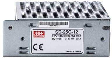 SD-25-12 Meanwell Power Supply 25W 12V Single Output Enclosed DC-DC Converter SD-25A-12 SD-25B-12 SD-25C-12 YCICT