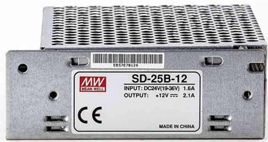 SD-25B-12 Meanwell Power Supply 25W Single Output Enclosed type DC-DC Converter SD-25-12 SD-25A-12 SD-25C-12 YCICT