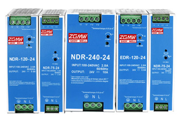 EDR-75 Meanwell Power Supply 75W Single Output Industrial Din Rail EDR-75-12 EDR-75-24 EDR-75-48 AC/DC EDR Series YCICT