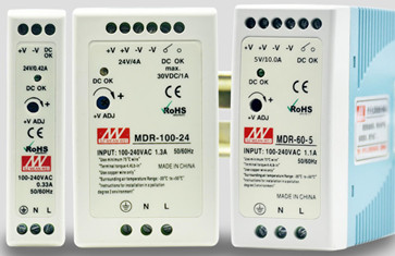 MDR-40 Meanwell Power Supply 40W Single Output Industrial DIN Rail MDR-40-5 MDR-40-12 MDR-40-24 MDR-40-48 YCICT