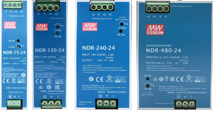 Meanwell NDR-480 Series Model Specifications
