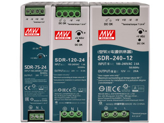 Meanwell SDR-120-12 price and specs 120W Single Output Industrial Din Rail Power Supply SDR-120-12/24/48 low cost YCICT
