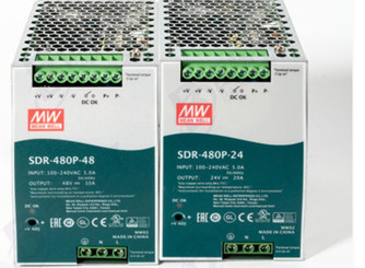 SDR-480P Meanwell Power Supply 480W Single Output Industrial Din Rail PFC and Parallel SDR-480P-24 SDR-480P-48 YCICT