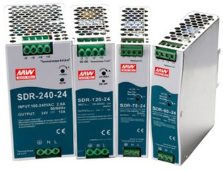 Meanwell SDR-75-24 price and specs 75W Single Output Industrial Switching Power Supply SDR-75-12/24/48 3.2a YCICT