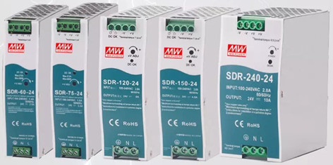Meanwell SDR-75 price and specs 75W Single Output Industrial DIN RAIL Switching Power Supply SDR-75-12/24/48 YCICT