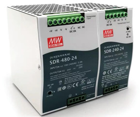 SDR-960-24 Meanwell 960W Power Supply Single Output Industrial Din Rail with PFC SDR-960 SDR-960-48 110mm slim YCICT